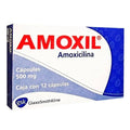 AMOXIL c/12 CAPS. 500 MG.