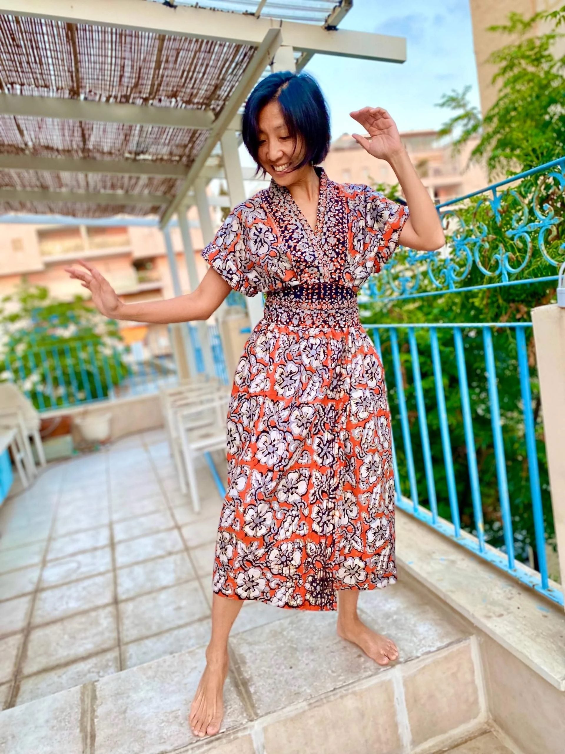 Helena Wrap Dress by Just Patterns