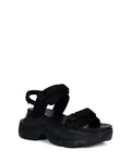 TOKYO BLACK SINGLE SNEAKER SANDALS