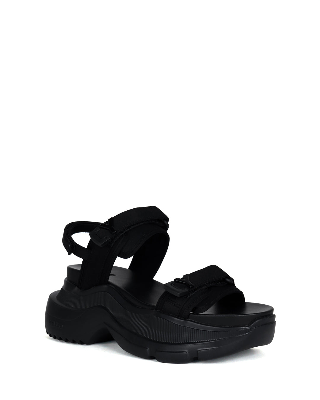 TOKYO BLACK SINGLE SNEAKER SANDALS