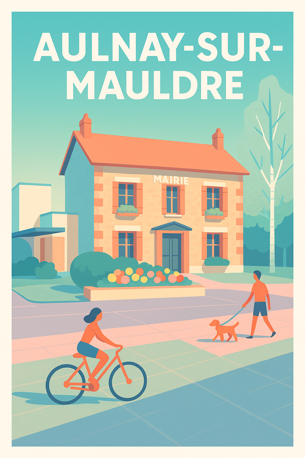 Affiche de Aulnay-sur-Mauldre - Charme et douceur de vie au cœur du village