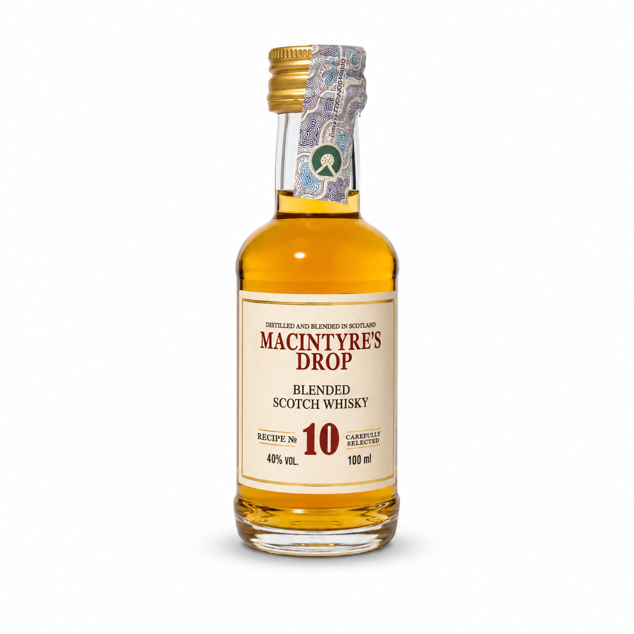 Macintyre’s Drop Blended Scotch Whisky Recipe No. 10 40% 100ml (United Kingdom)