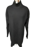 Tunic Sweater Black Long Sleeve Women's 408379