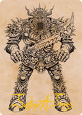 Iron Golem (Showcase) Art Card (Gold-Stamped Signature) [Dungeons & Dragons: Adventures in the Forgotten Realms Art Series]