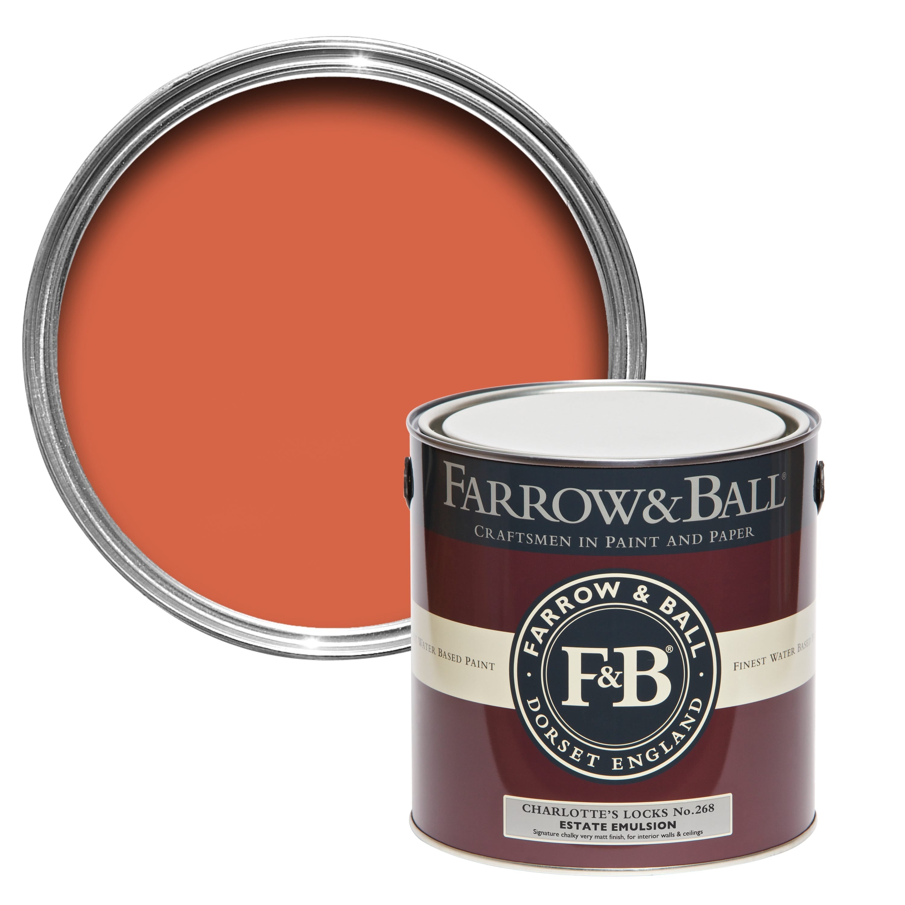 Farrow & Ball Charlotte's Locks No. 268 - Casein Distemper 2.5L