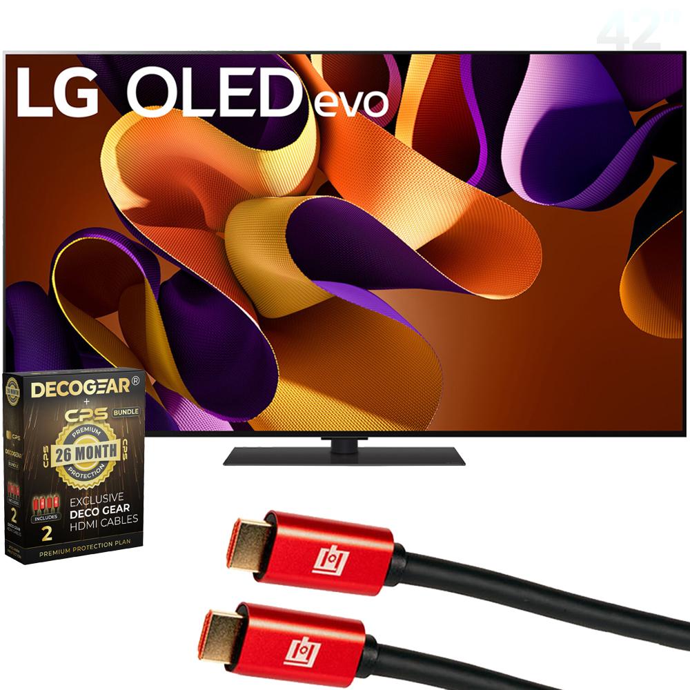 LG 77" OLED evo G4 Series Smart TV 4K HDR (2024) + 26 Month Protection Bundle