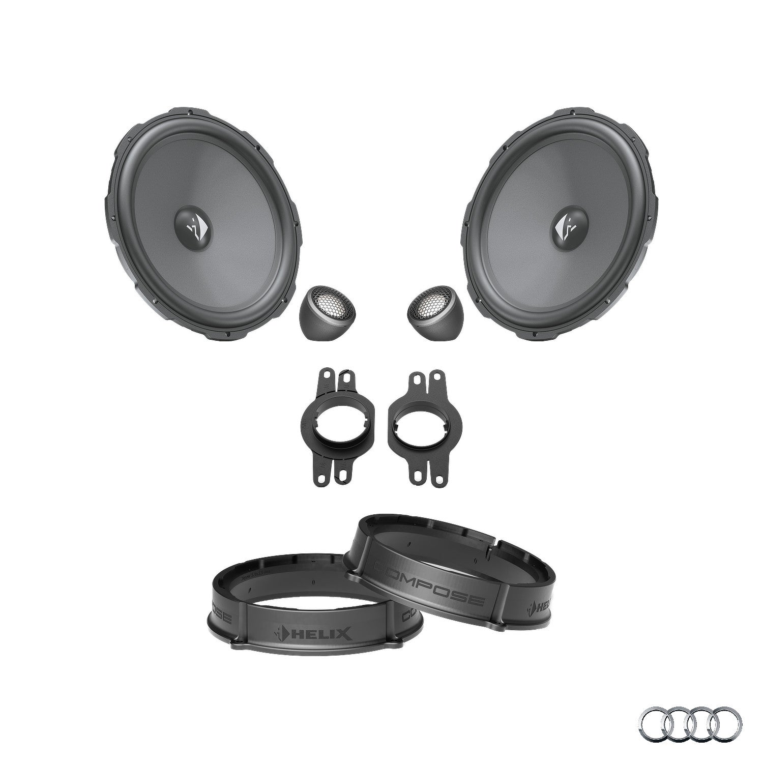 Audi Q5 FY - Front Speaker Upgrade Package | HELIX Ci3/Ci5