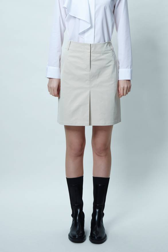 POLYESTER STRAIGHT SKIRT