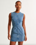 Abercrombie &amp; Fitch + Shell Denim Mini Dress