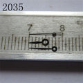 Black polished pointed watch hands set, compatible with Miyota 2035/2115/2105/2305 movements, precision-crafted.