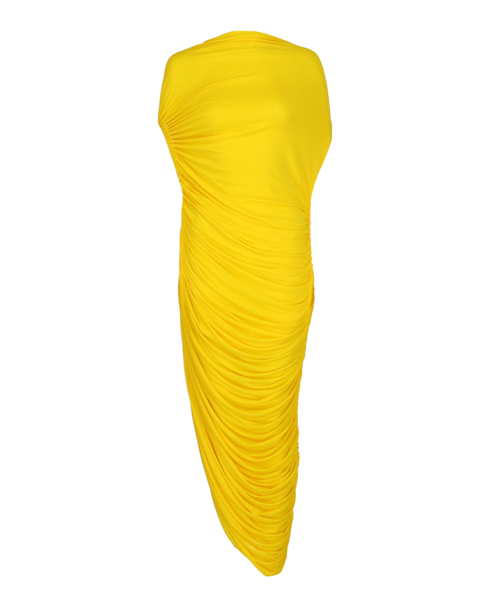 Ferragamo Asymmetric Draped Midi Dress
