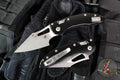 Microtech Stitch RAM LOK Knife- MINI- Black Aluminum Handle- Apocalyptic Blade 169MRL-10 AP