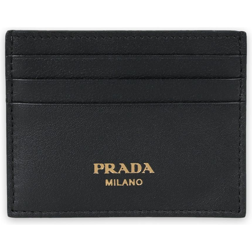 Prada Metal Logo Card Wallet Gold 1MC025 2CYS F0002 152202583