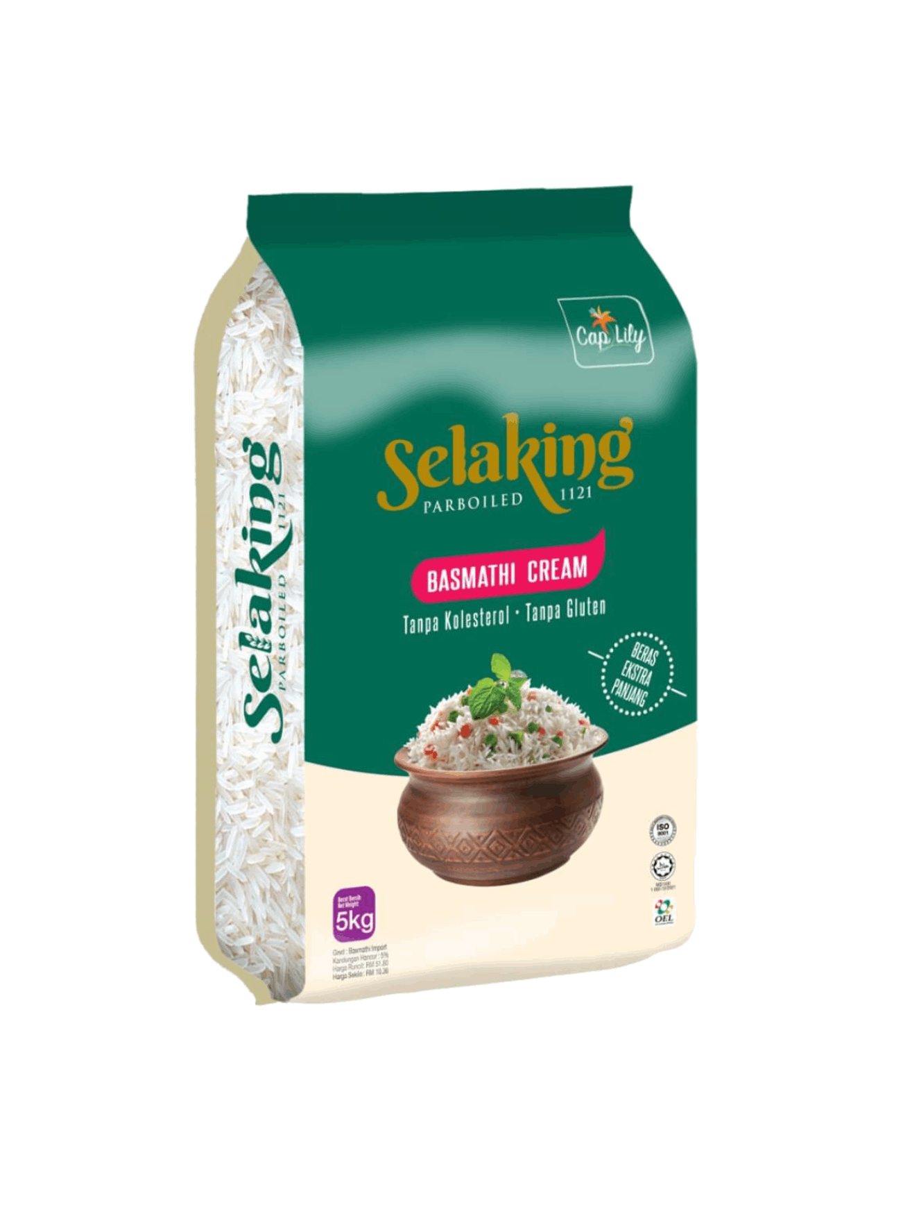 CAP LILY SELAKING BASMATHI CREAM 5KG