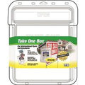 Hy-Ko 22131 Single-Sided Take One Flyer Box, Plastic, Clear
