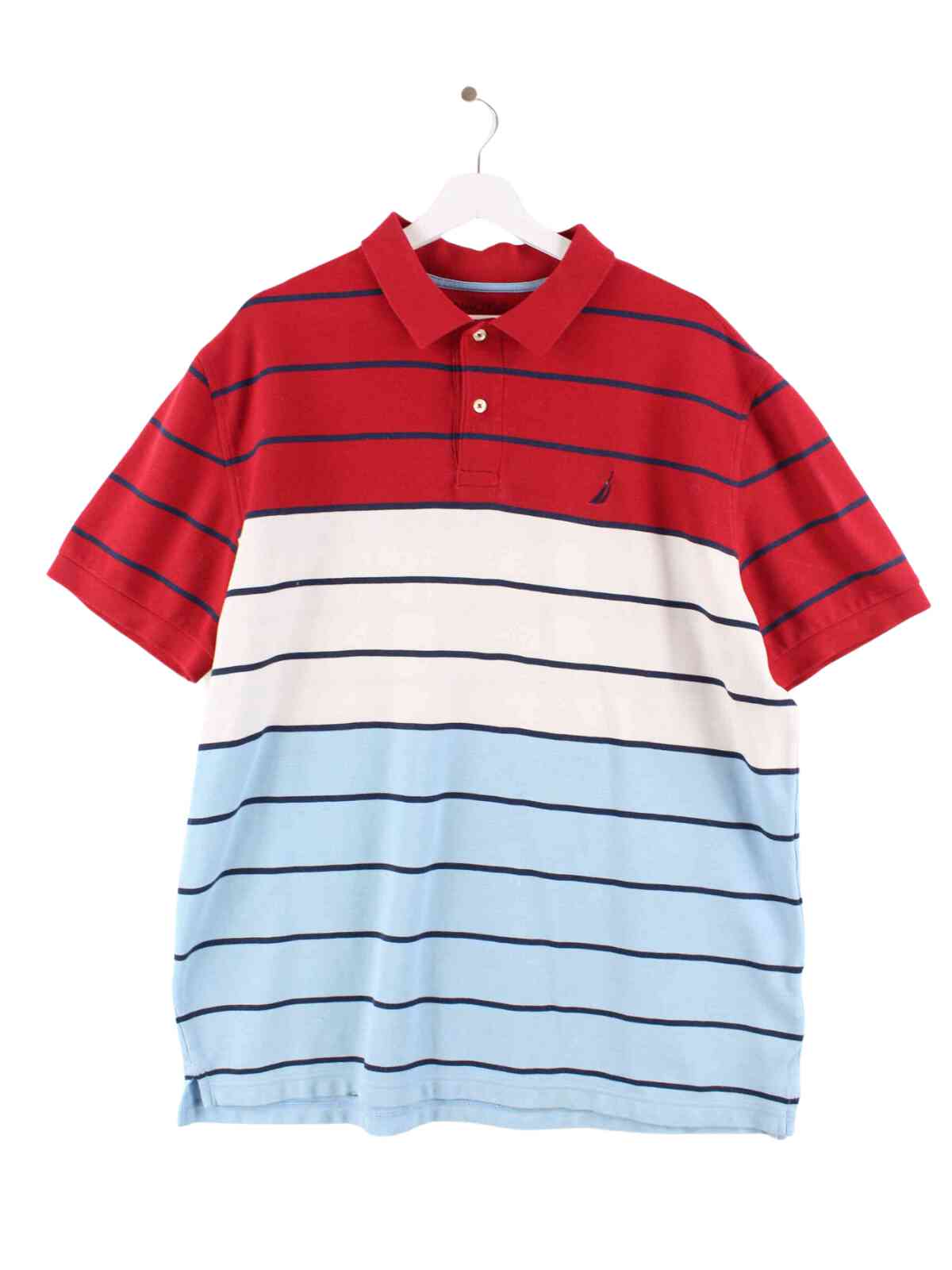 Nautica Gestreift Polo Mehrfarbig XL