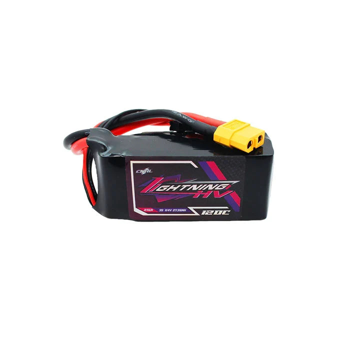 CNHL Lightning LiHV 2400mAh 11.4V 3S 120C HV Shorty Lipo Battery [DG]