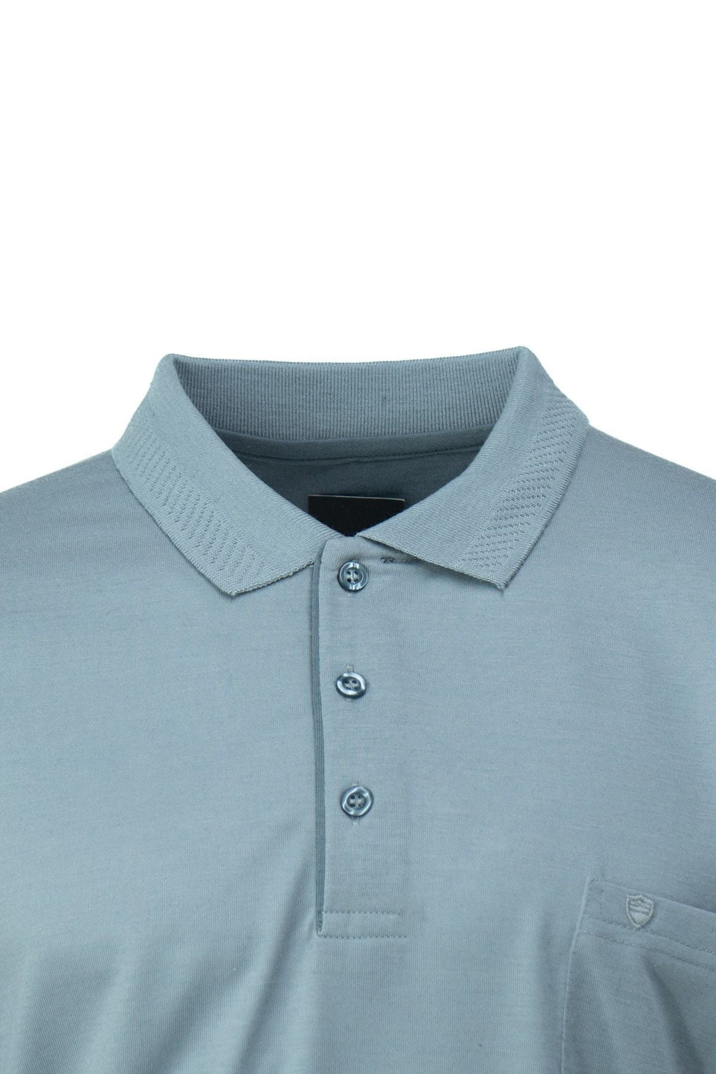 Erkek Polo Yaka Arma Cepli Kısa Kollu Düz Renk Normal Kesim Premium Pamuklu Kumaş T-shirt