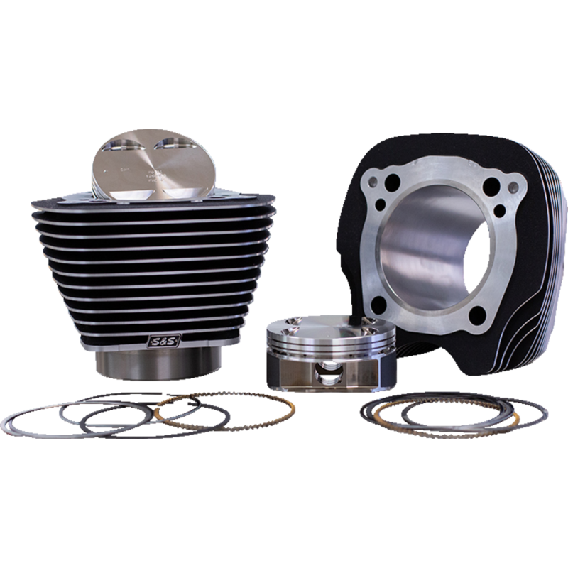 S&S CYCLE CYLINDER KT 129 BK/HL M8 910-0843