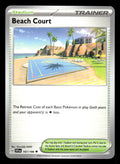 beach court pokemon card Pokemon TCG Scarlet and Violet Beach Court # 167  Base Set Uncommon