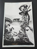ALIENS HIVE #4 PAGE 1 ART BY KELLEY JONES comic books MARVEL COMICS