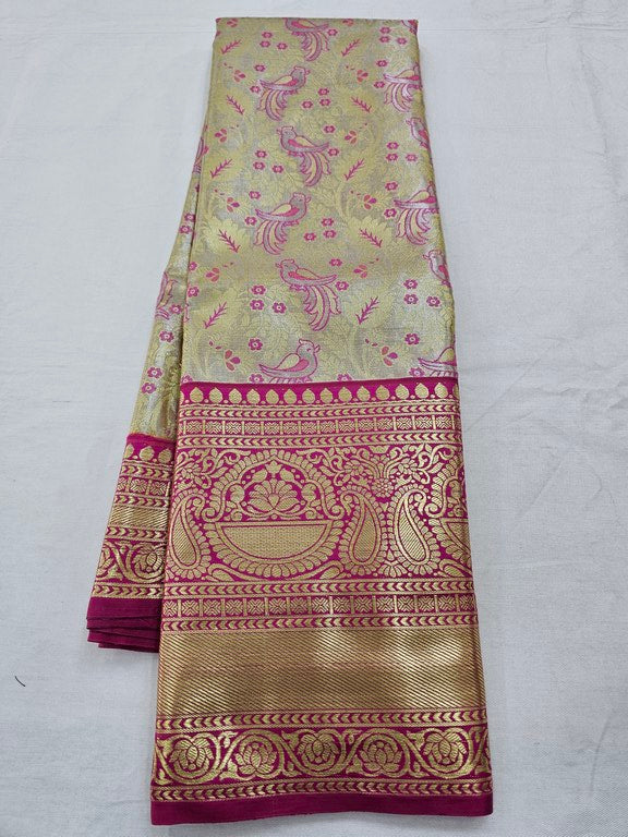 Kanchipuram Blended Tissue Silk Sarees 038