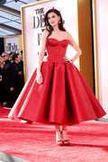 Anne Hathaway Is a Devil in a Red Dress at 'The Devil Wears Prada 2' Premiere
