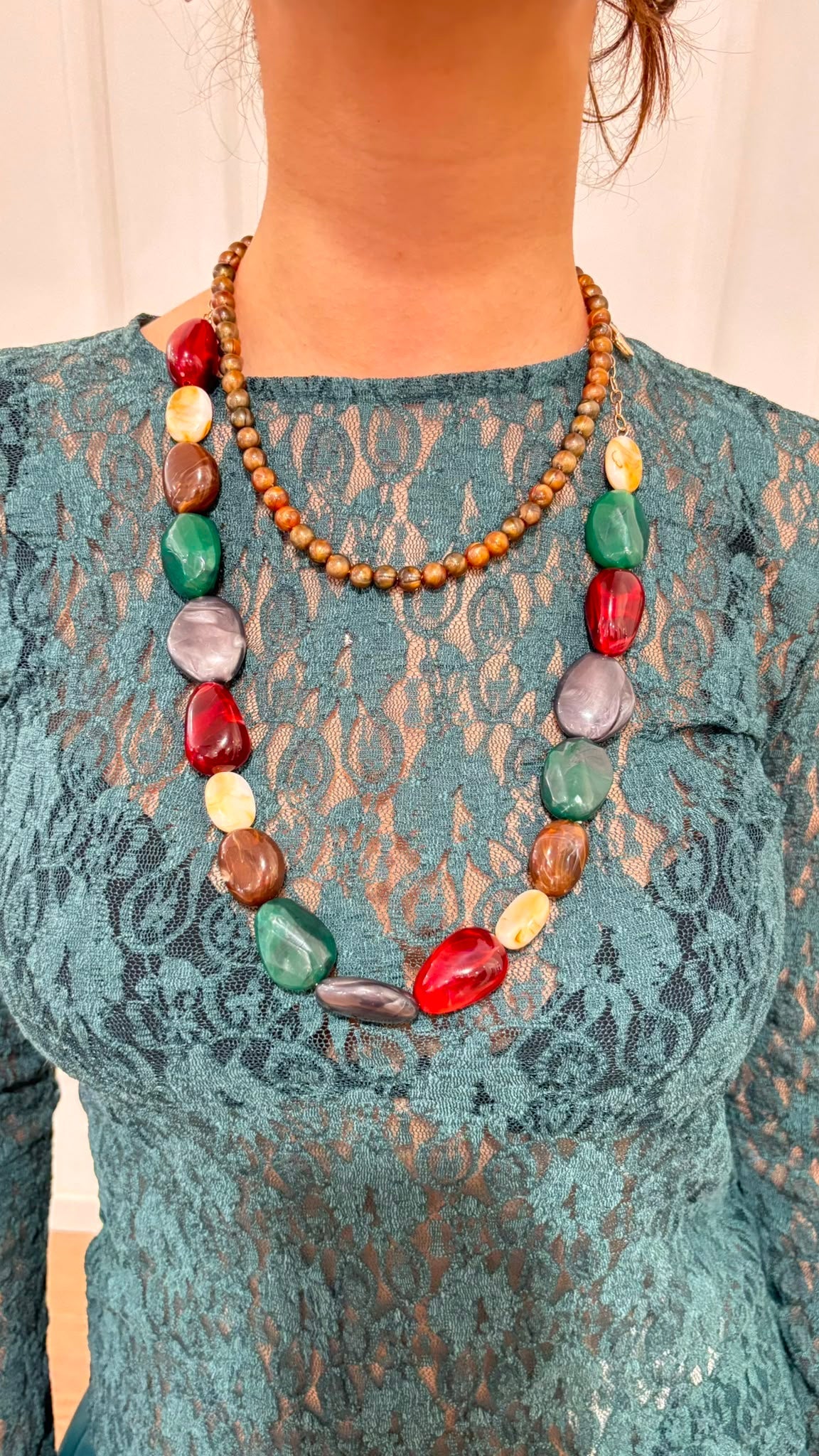 Collana con perle Papiro Emme Marella