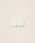 Shorts in macramè con smerli Twinset