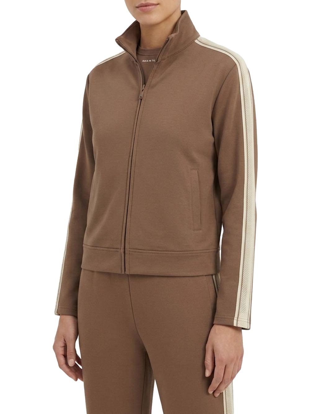 MEROPE FULL ZIP SWEATSHIRT Guess Felpa Donna V6yq04 K4278 Marrone