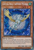 Crystal Beast Sapphire Pegasus (Secret Rare) - Speed Duel GX: Duel Academy  Box - YuGiOh