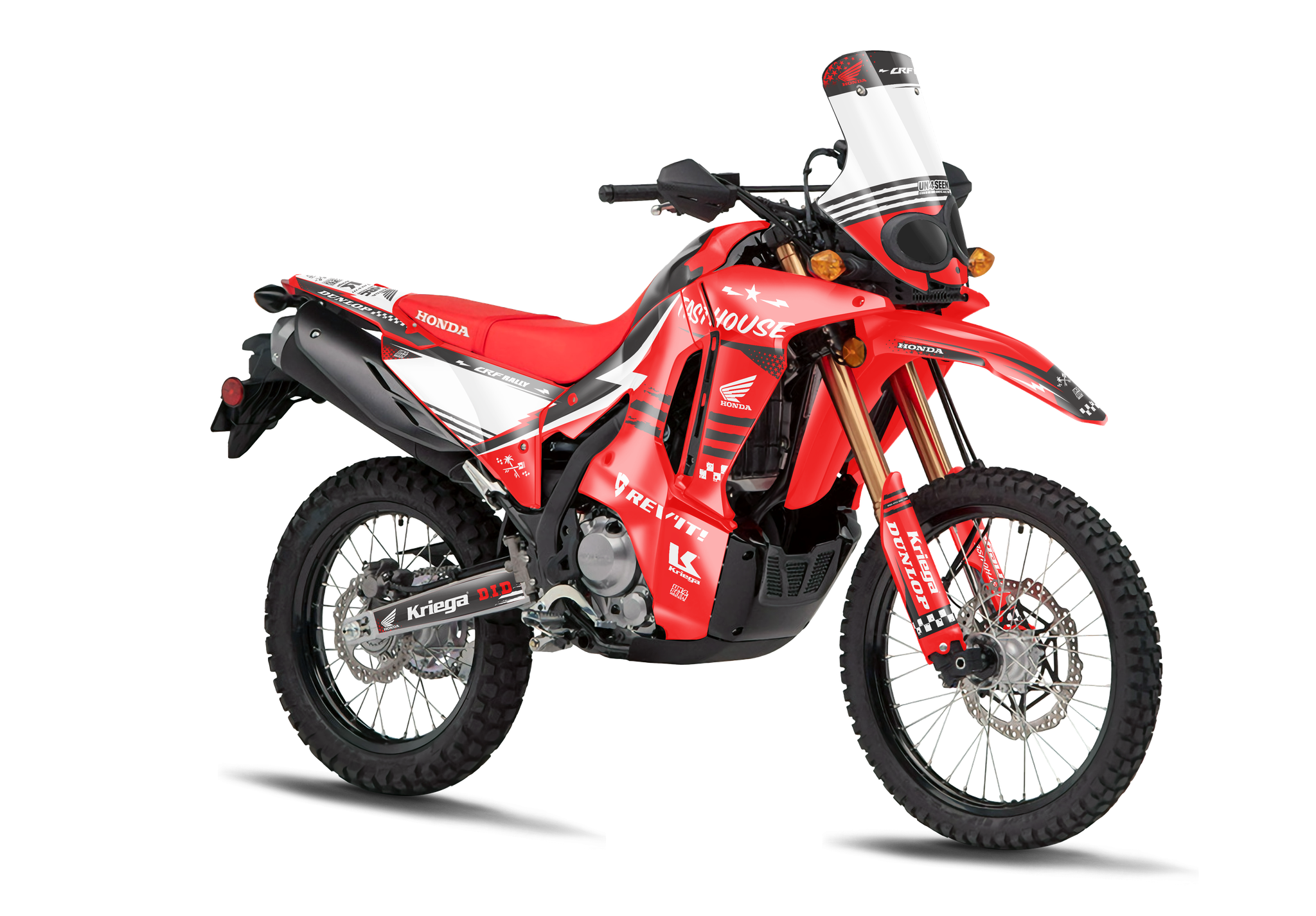 Honda CRF300L Rally Graphics Kit - Fasthouse