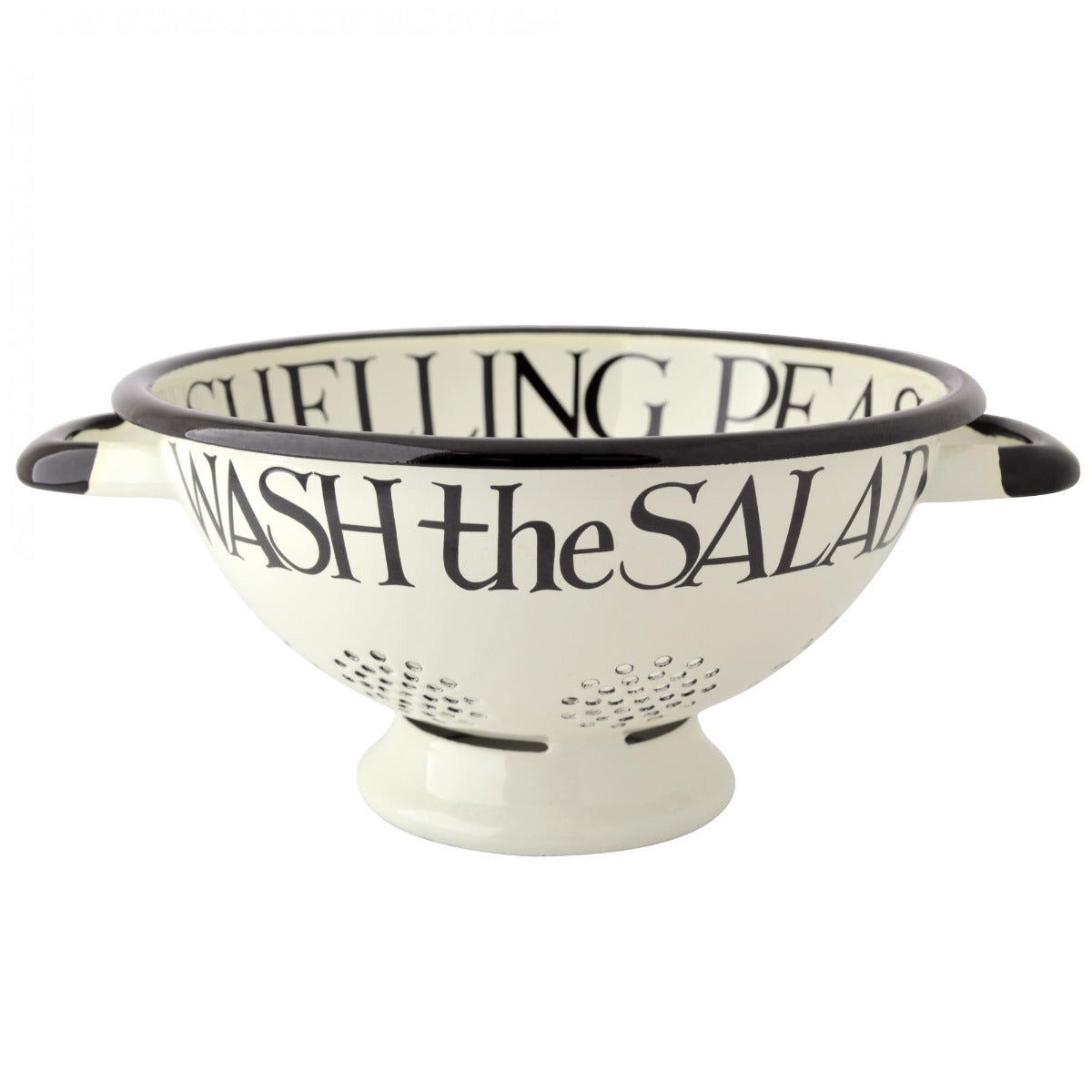 Emma Bridgewater Black Toast Enamel Colander