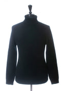 Valentino Noir Black Cashmere Roll Neck Sweater