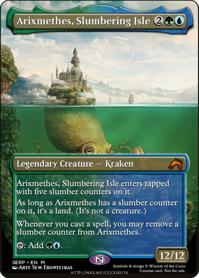 Mtg Sickening Dreams Showcase Arixmethes, Slumbering Isle – Commander – Magic: The Gathering – Near Mint Condition Mtg Shallow Grave