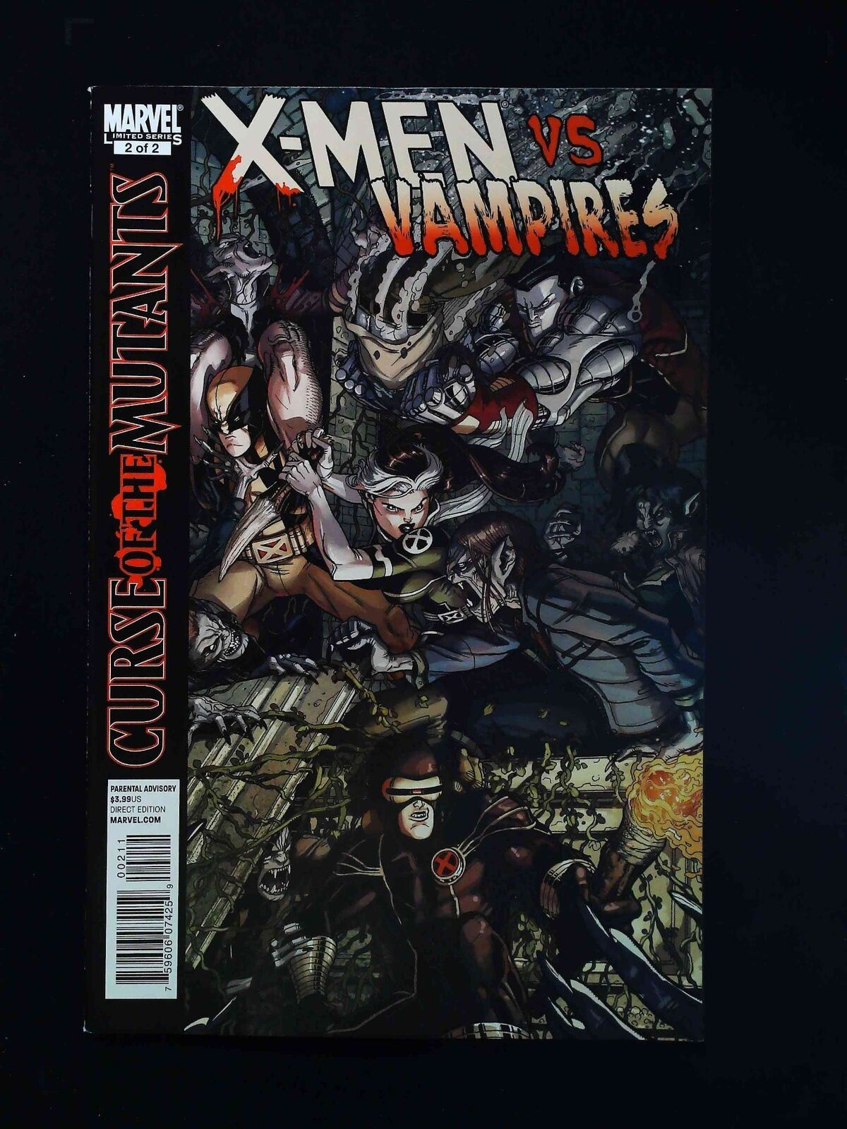 X-Men Curse Of The Mutants X-Men Vs. Vampires #2  Marvel Comics 2010 Vf/Nm