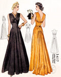 McCall 3417 1930s 1940s evening gown pattern vintage sewing pattern repro