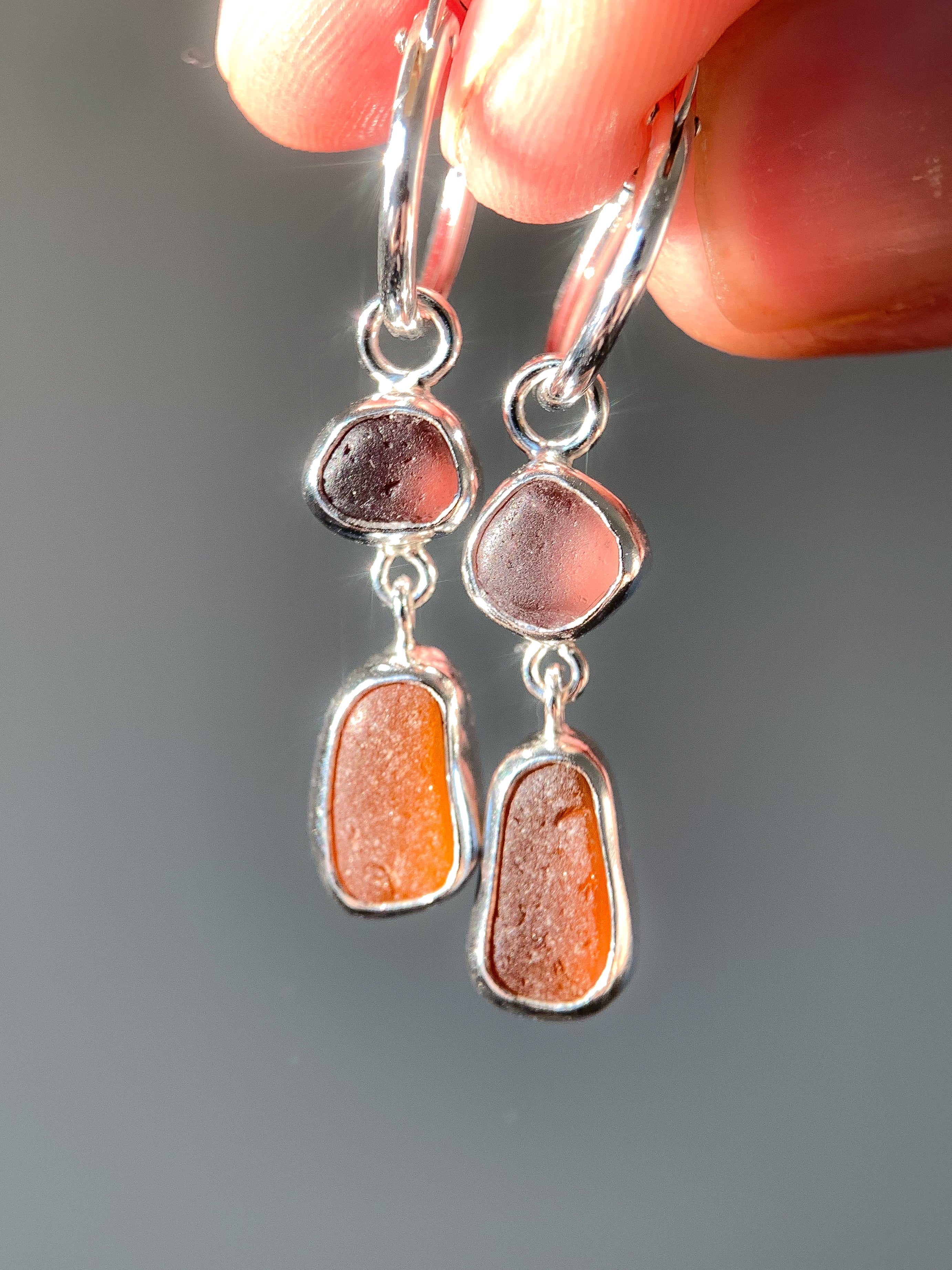 Sea Glass Earrings
