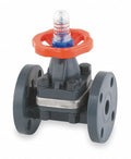 Hayward 7 31/64 in FNPT x Socket 2-Way Diaphragm Valve, 13 Coefficient of Volume, FPM - DAB1010UFF