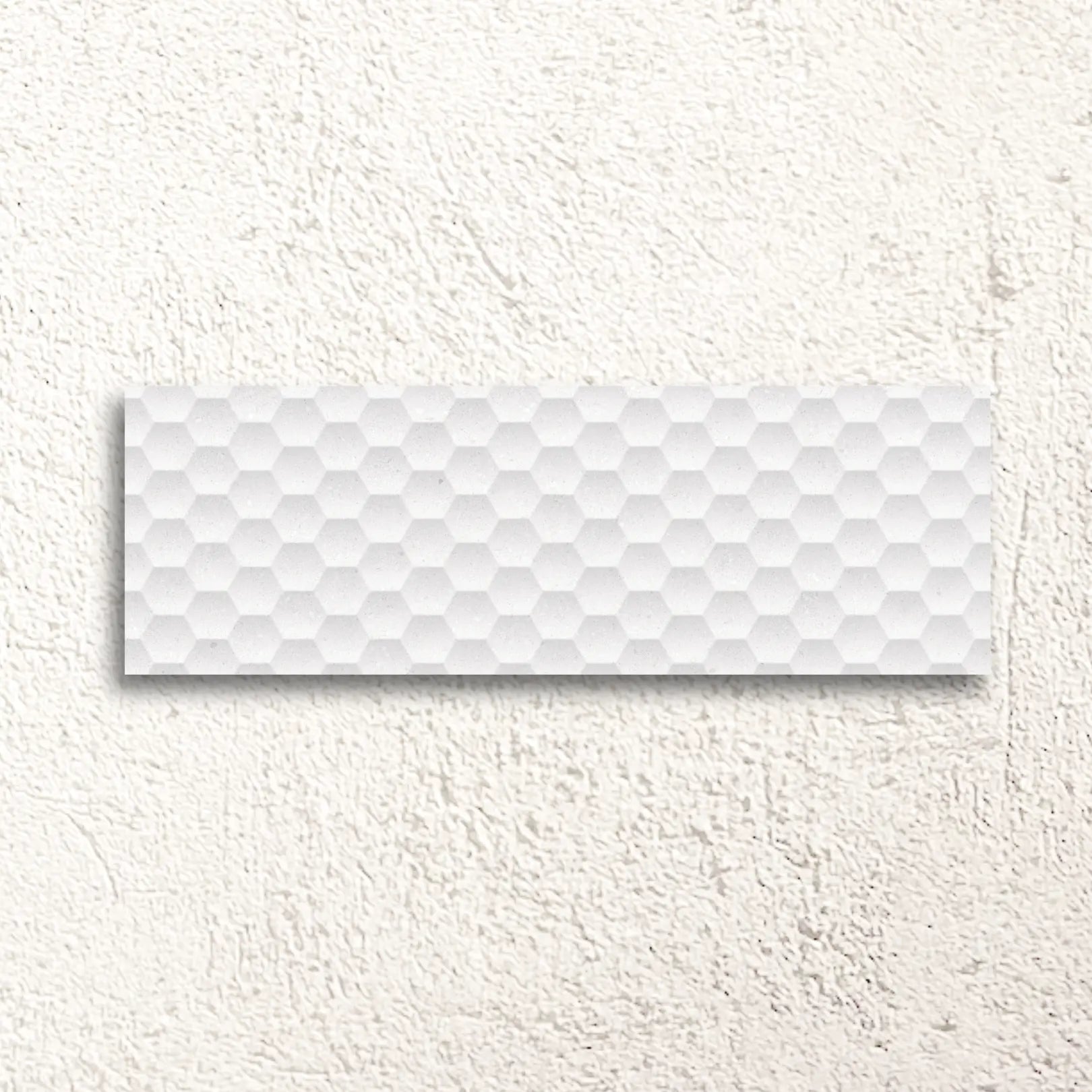 Granite White Eden Decor 30 x 90cm glazed ceramic stone effect decor tile face