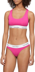 Calvin Klein Modern Cotton bralette with unlined cups and racerback straps