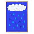 Mado - Rainy Poster | Blue