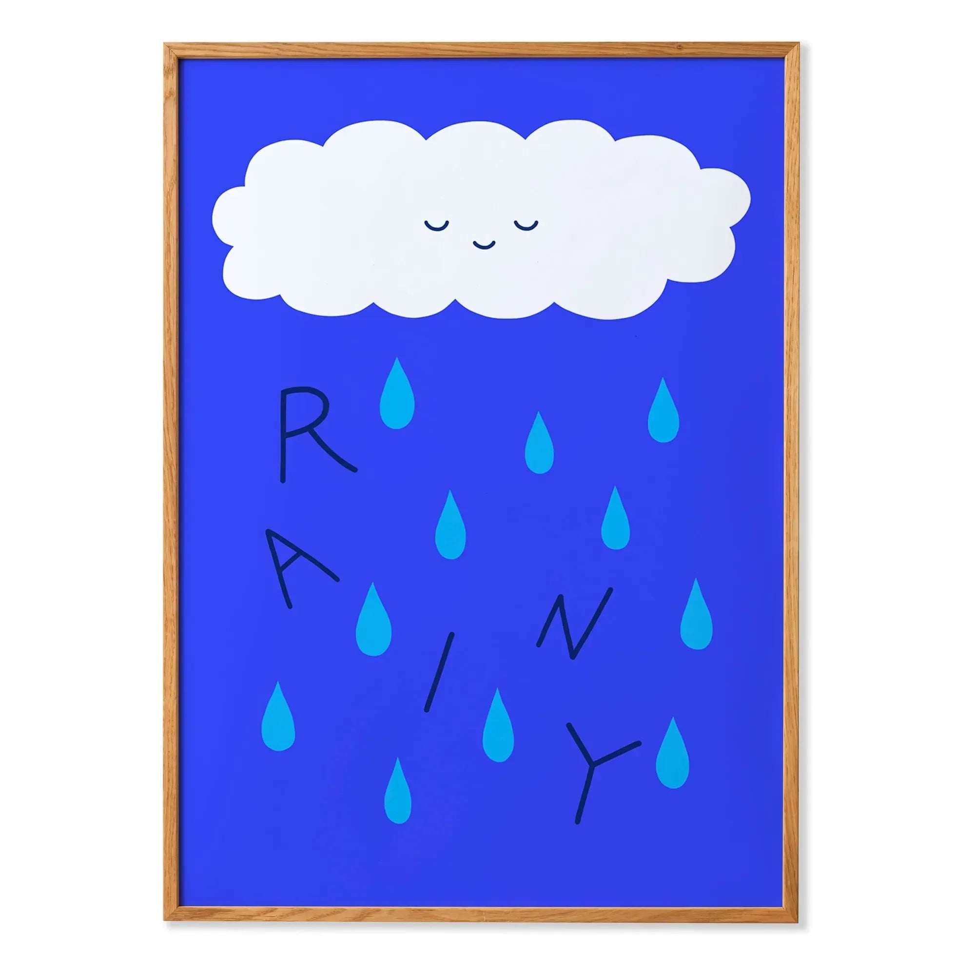 Mado - Rainy Poster | Blue