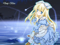 Anime girl whose in Blue | Anime girl wearing a blue dress w…