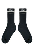 Nom D - Stripe Socks Black/White