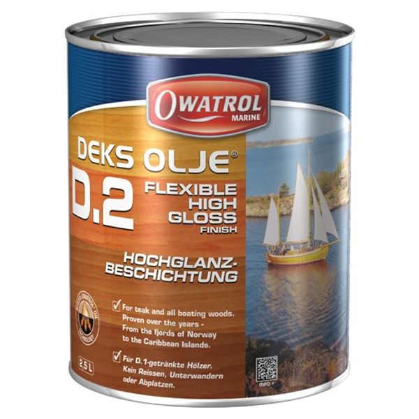 Owatrol Deks Olje D2 Oil Varnish 2.5L Each - ChasNewensMarine