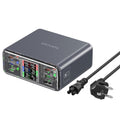 4smarts Lucid GaN DIY Desktop Charger - 360W / 5x USB-C & 1x USB-A - Grey