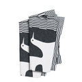 Parra Infinite Kitchen Bird Towel Set Black Kitchen Towels 54276 | Overkill