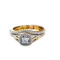 14kt Yellow Gold Diamond Ring set