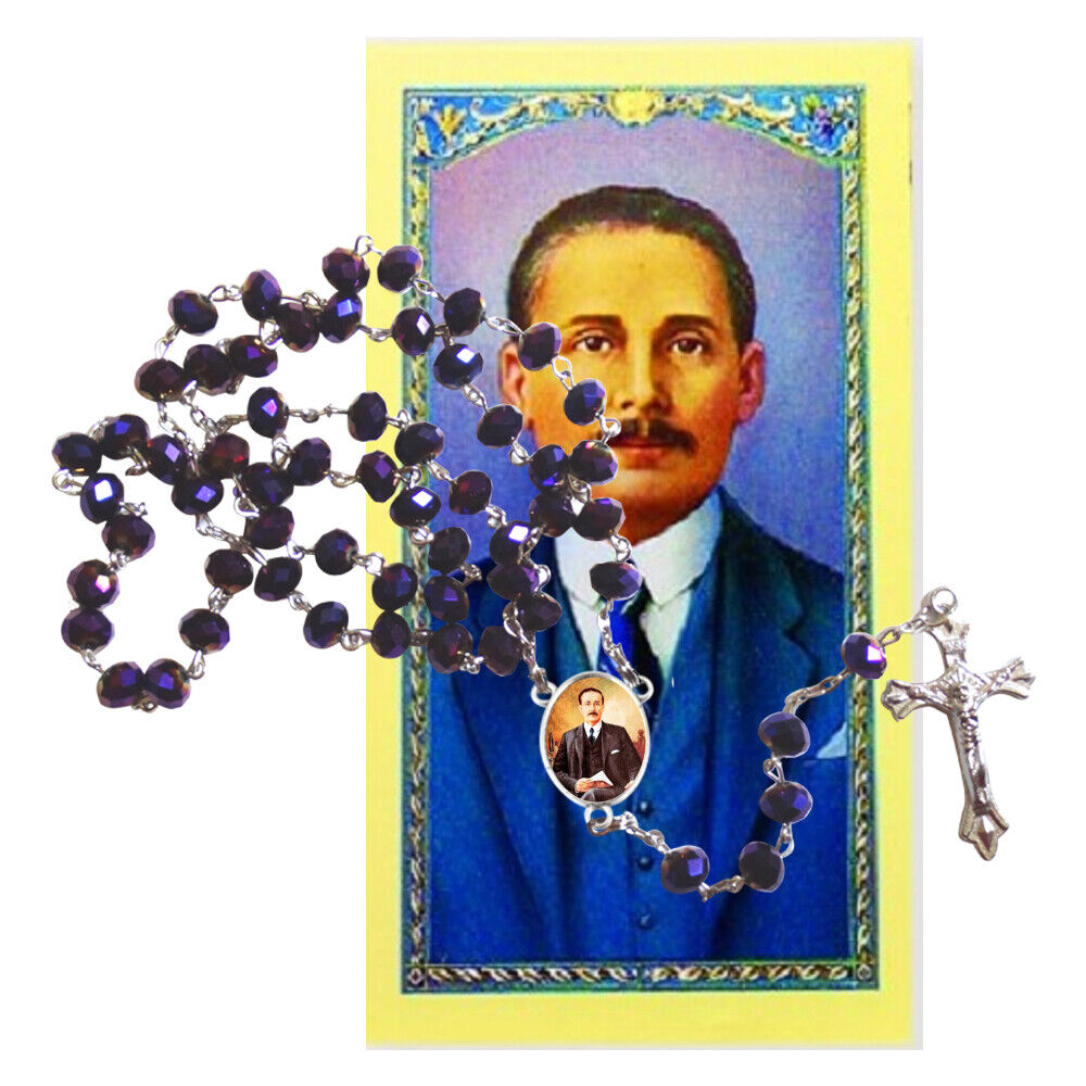 San Jose Gregorio Hernandez Medico Venezolano Rosary and Prayer Card